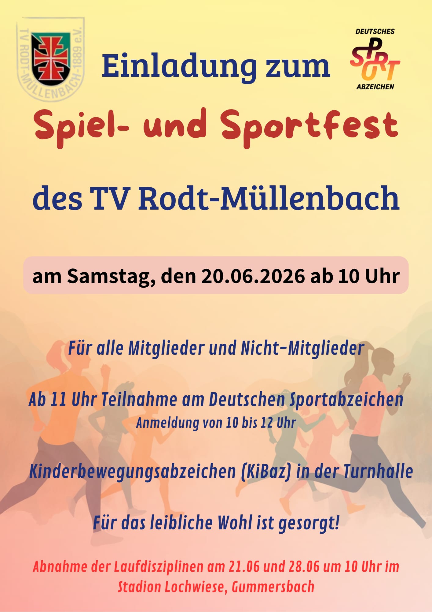 Einladung zum Spiel- & Sportfest 2026 Image